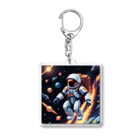 kawadai_の宇宙を旅している勇者 Acrylic Key Chain