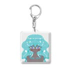 キノコ猫のお店の女の子 Acrylic Key Chain