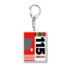 ろくもんせんの115系　電車車両　 Acrylic Key Chain