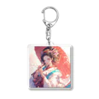 AQUAMETAVERSEの春風に舞う桜のような貴女 Marsa 106 Acrylic Key Chain