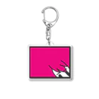 『シャイガール・シャイボーイ』SHOPのシャイガール・シャイボーイ（ピンク） Acrylic Key Chain