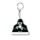 K'ramaのカフェゴリラ Acrylic Key Chain