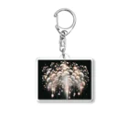 June06の霞草と雫 Acrylic Key Chain