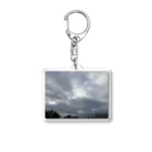 そらの4月22日　吹き荒れる風と雲 Acrylic Key Chain