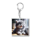 kangekiのあかんべにゃんこNo.4 Acrylic Key Chain