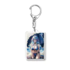 D-system（水彩屋）の水の踊り子モニカ Acrylic Key Chain