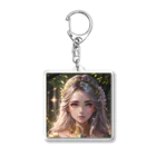 GOLD   of   Dragonsのfées des fleurages Acrylic Key Chain