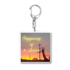 shibazakuraの夕暮れ　happinessシリーズ Acrylic Key Chain