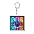 GIRLの双子の意思を継ぐ女の子 Acrylic Key Chain