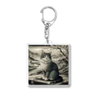 猫XショップX猫の白夜の猫クン Acrylic Key Chain