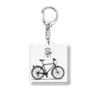 二宮大輔の自転車ロゴ Acrylic Key Chain