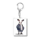 AQUAMETAVERSEのうさぎ君 BeeBee 1786 Acrylic Key Chain