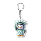 JUPITERの自由のペンギン像 Acrylic Key Chain