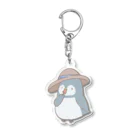 ゆずぷるの夏のペンギンさん（雑貨） Acrylic Key Chain