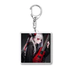 ハルリボン猫の血のギタリスト Acrylic Key Chain