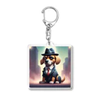 Kumaziro-の犬マフィア！ Acrylic Key Chain