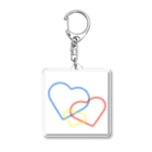 SOU＆SOUの3ハート　あなたと私の未来 Acrylic Key Chain