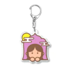 So湖いらの「滋賀のもん」石山寺 紫式部 ダイカットアクリルキーホルダー Acrylic Key Chain