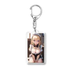 美少女学院の金髪美少女　七海ちゃんメイド Acrylic Key Chain