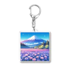 Qten369の日本の美しい風景 Acrylic Key Chain