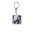 ricca512の満月女子 Acrylic Key Chain