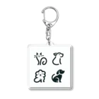 myojinの動物たち Acrylic Key Chain