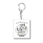 ムキムキ夫婦のアメリカ日記のYOKAI'S GYM 【3pin radio_FUJI x MKMK22】 Acrylic Key Chain