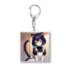 coco の猫耳女の子 Acrylic Key Chain