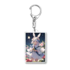 ワークショップ Artemisの夜空のウサちゃん Acrylic Key Chain