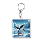 Enchanted Charm EmporiumのFrosty Penguin ("フロスティペンギン") Acrylic Key Chain