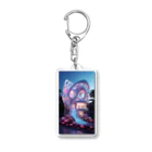 AQUAMETAVERSEの幻想的なお家アメジスト2846 Acrylic Key Chain