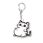 ゆるねこshopのお腹のでてる猫20 Acrylic Key Chain