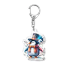 CYBER ARTのペンギンのぎん Acrylic Key Chain