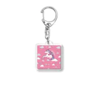 yu_02_1の夢の中のユニコーン Acrylic Key Chain