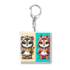 dai-k_1977のかわいい癒やし動物 Acrylic Key Chain