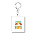 Toridoshisanの招く猫　あなたに幸せを　② Acrylic Key Chain