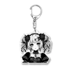 悪魔キャンディのモノクローム・エレガンス Acrylic Key Chain