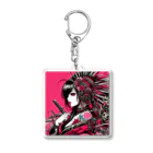 悪魔キャンディの美女の反逆者 Acrylic Key Chain