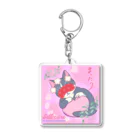 きなこのHappy Lifeのまったりネコ Acrylic Key Chain