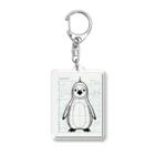 B3Storeのペンギンの設計図 Acrylic Key Chain