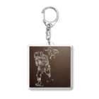 touko.takadaの『くもの糸の人. RUN』 Acrylic Key Chain