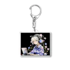 kawaii closetのフラワーガール Acrylic Key Chain