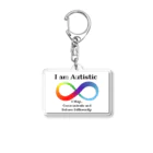 Allan's Family TravelのI am Autistic Acrylic Key Chain