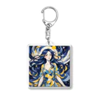 AI Fantasy Art ShopのStar Cubism⑤ Acrylic Key Chain