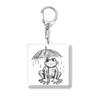 kabotya914の雨が嫌いなカエルくん Acrylic Key Chain