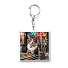 YUYUYのネコちゃん Acrylic Key Chain
