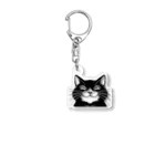 lblのしてやったり！！の顔した猫 Acrylic Key Chain