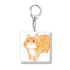 shopアルーニョのキュートなワクワクねこ Acrylic Key Chain