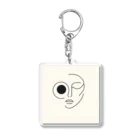 pasupasuの線の人　正面 Acrylic Key Chain