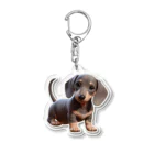 Lapu_Lapuの子犬ダックス Acrylic Key Chain